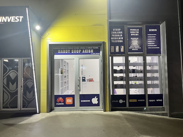 Ulaz u Handy Shop Akish u TC Mihajlović